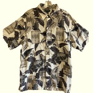 David Taylor Hawaiian Shirt Men's‎ Size XL Tropical Floral Aloha